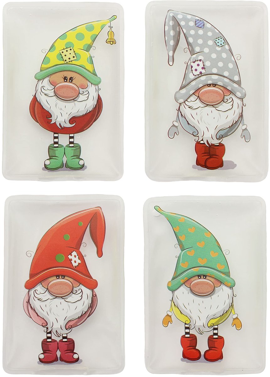 Dailygoods- Handwarmers Oplaadbaar - Herbruikbare Warmtezakjes - Warmtepads - Lichtgewicht - Set van 4 - Zachte Hoes van 100% Kunststof