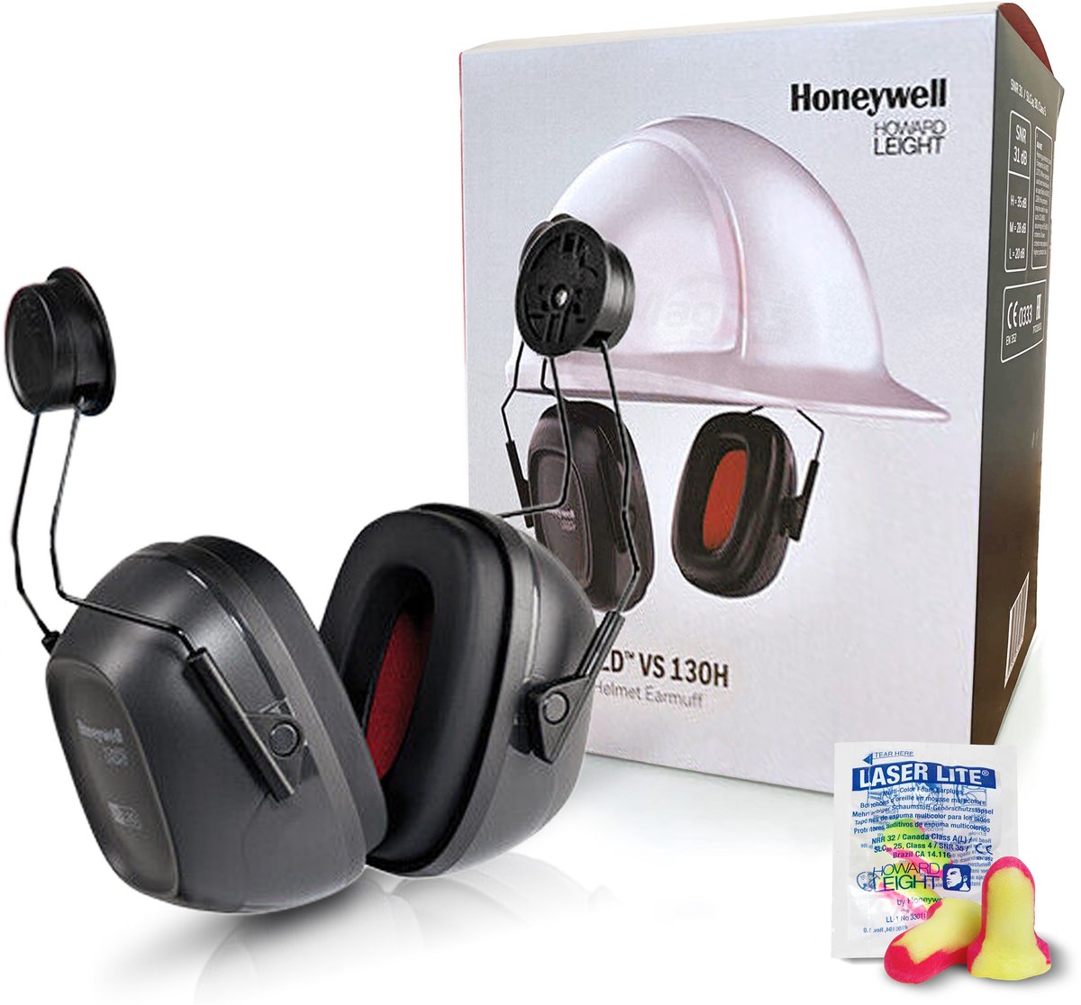 Honeywell VeriShield VS 130H Helmoorkappen 33 dB - Red Dot Design Award