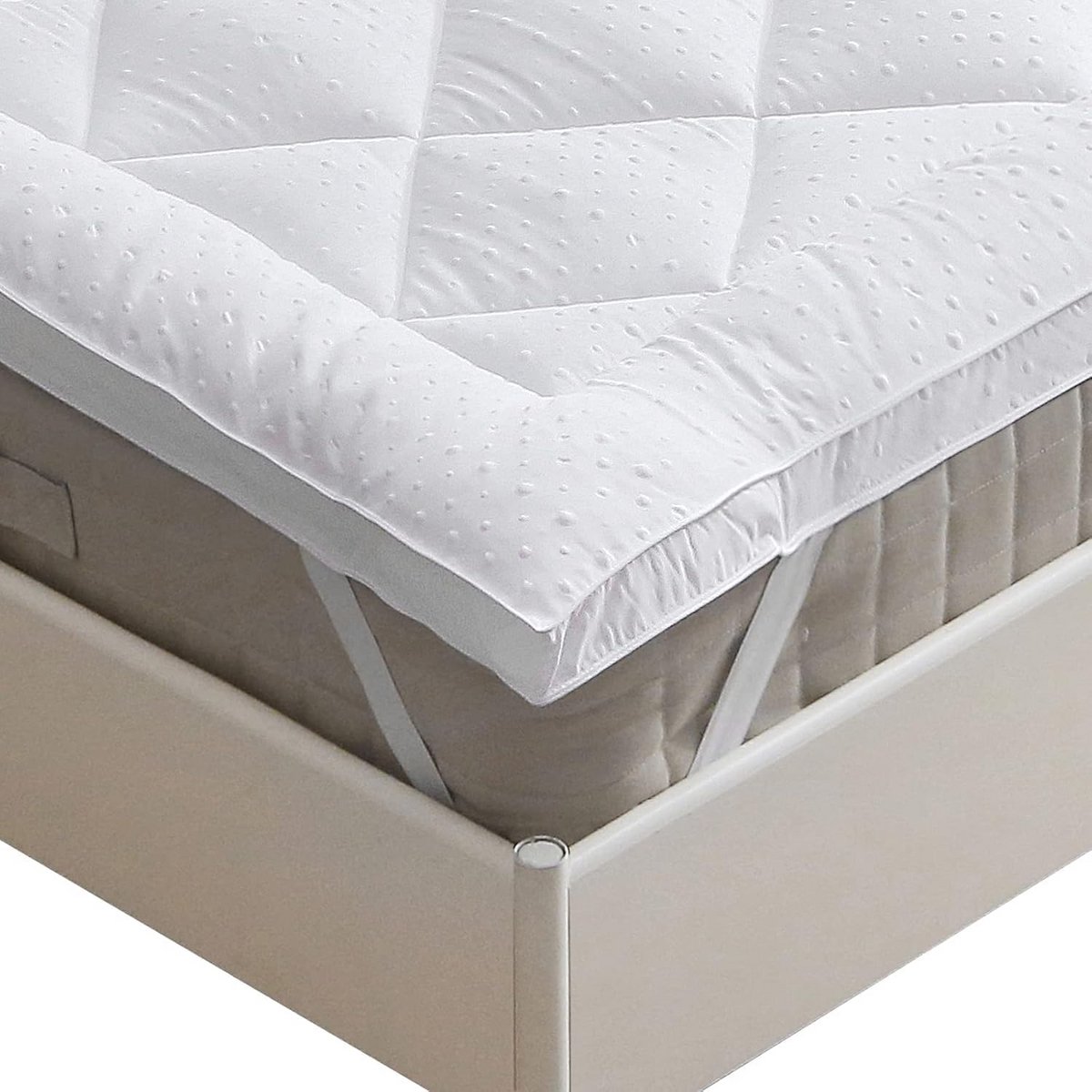 Microfiber Matrasbeschermer 140x190cm - Zacht & Ademend - Anti-allergisch - 4 Elastische H