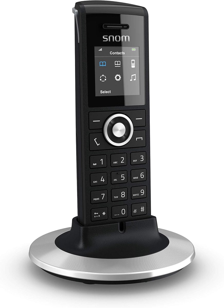 Draadloze Telefoon - DECT Handset - Professioneel Gebruik - Lange Standby Tijd - 7 Uur Beltijd - Zwart