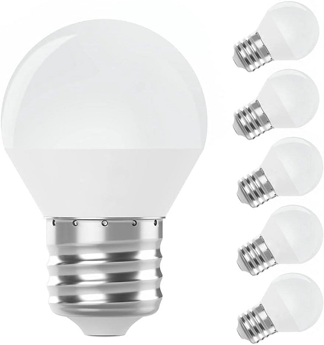 LED Lamp E27 - Energiebesparend Licht - Woonruimte Verlichten - Direct Aan Zonder Wachten - 6 Stuks - Warm Licht