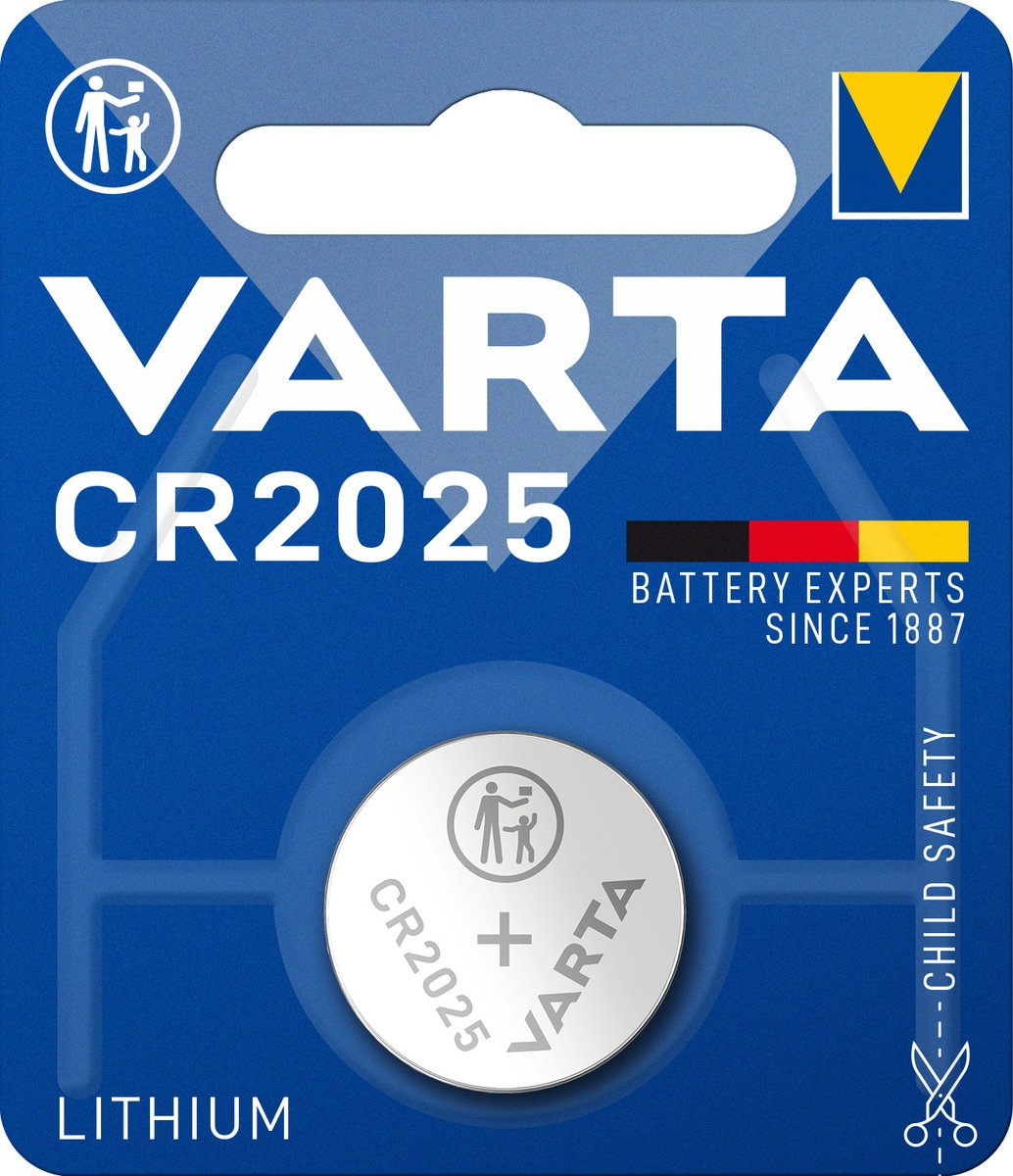 VARTA CR2025 knoopcel batterij