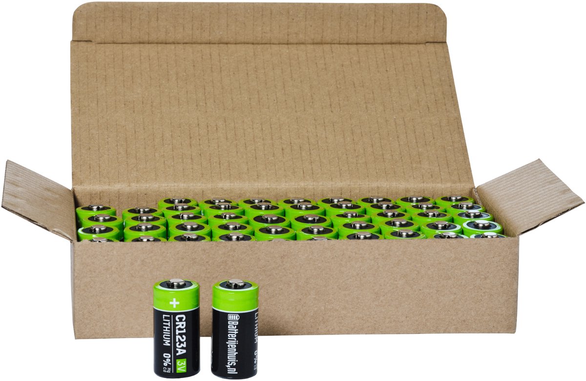 CR123A batterijen bulk 50x