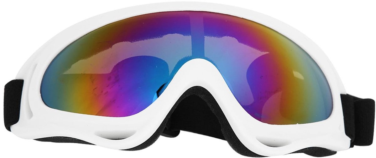 Dailygoods- Skibril Winddicht - Unisex - Buitensporten - Motorrijden - Fietsen - Wit Frame - Sportbril