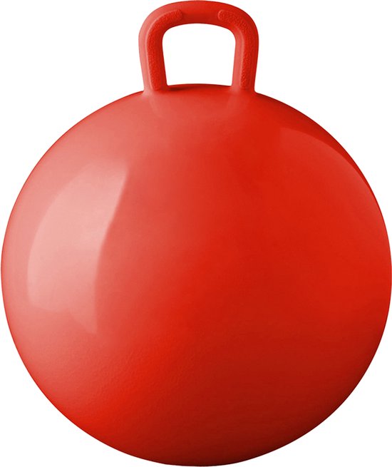 Rode skippybal met handvat