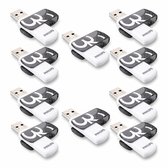 Philips USB stick 2.0 32GB - Vivid - Grijs - 10 stuks