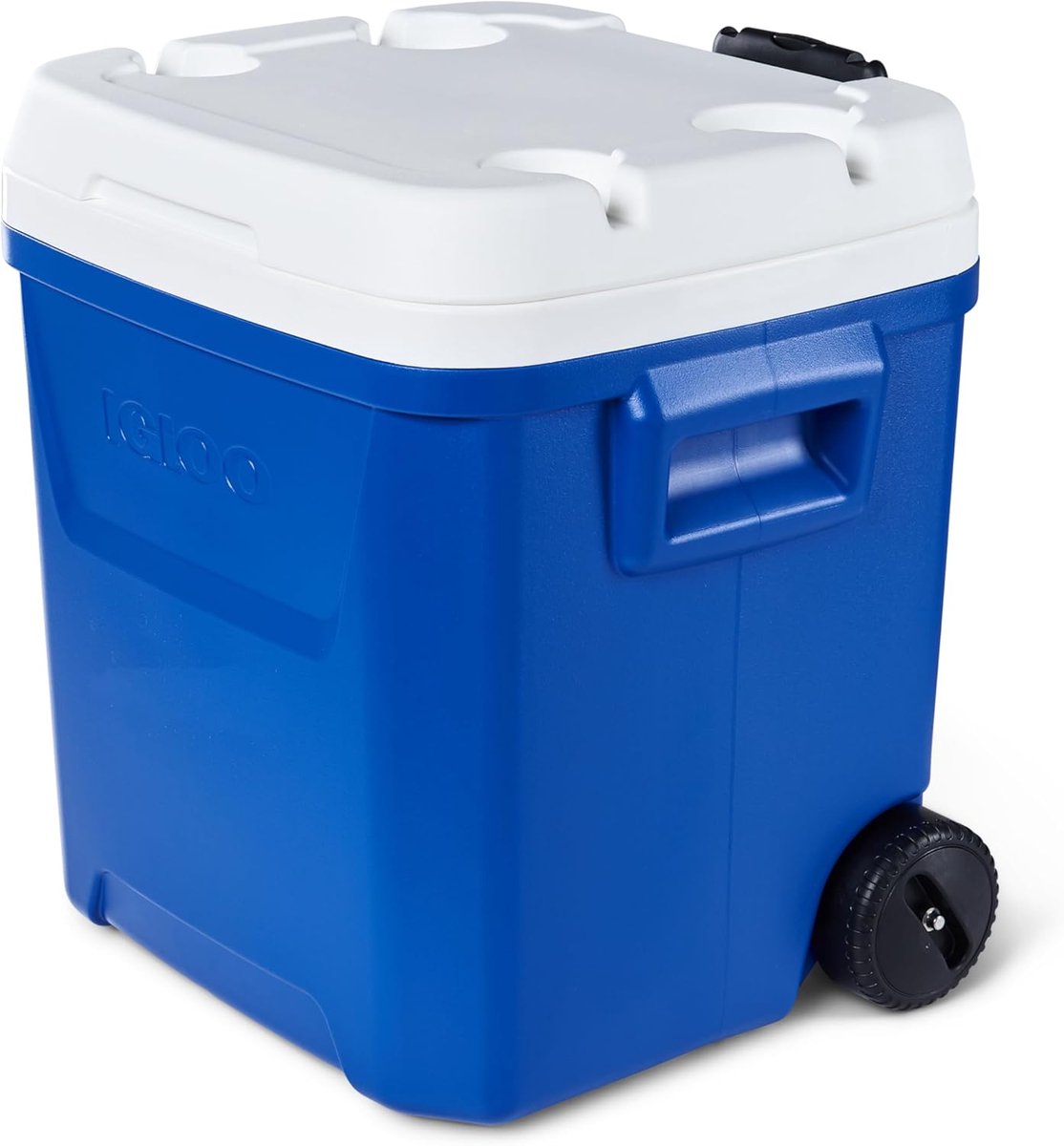 Passive Koelbox - Isolerende Box - Dranken Koel Houden - Met Telescopisch Handvat - 56 Liter - Blauw