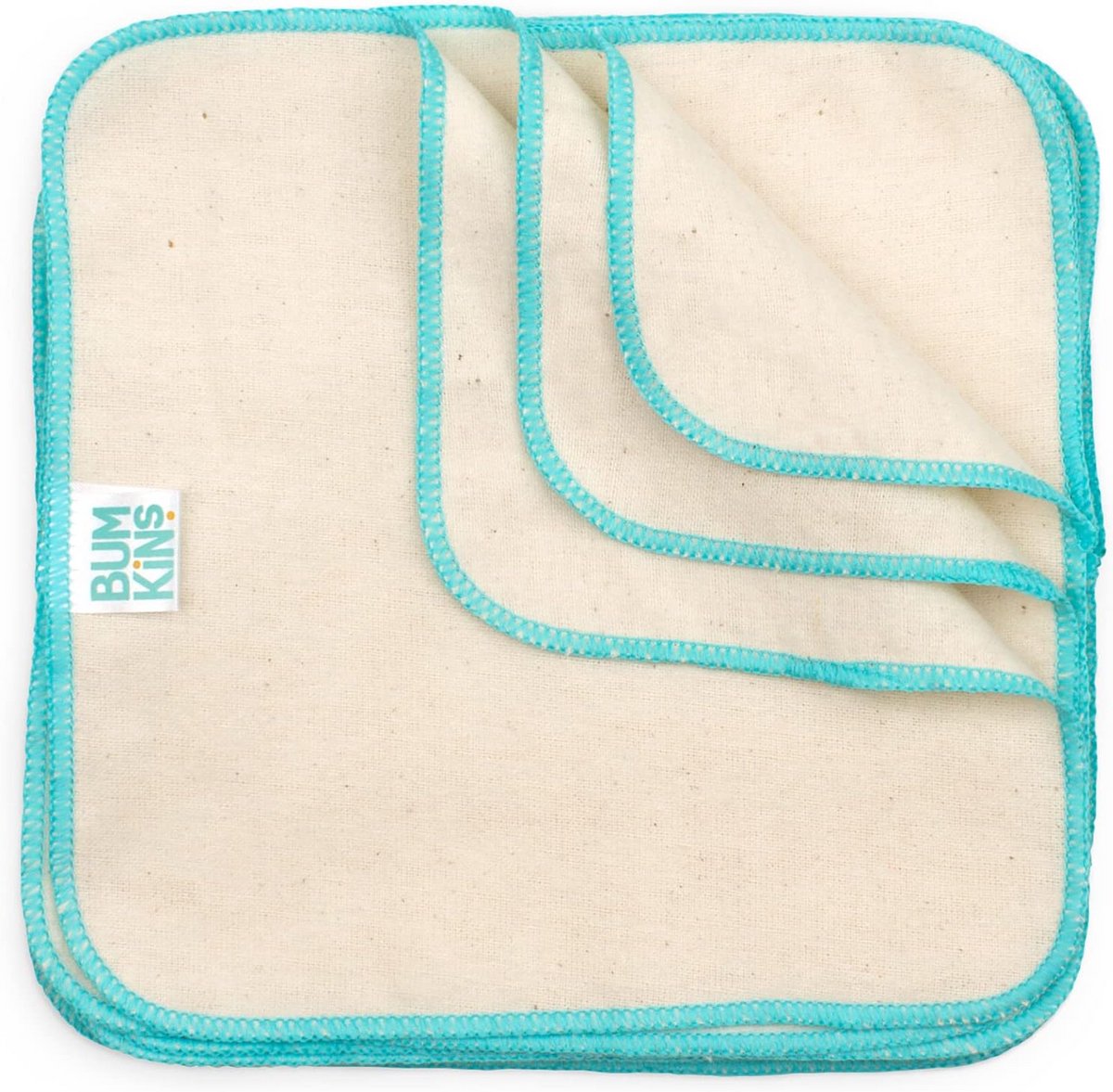 Herbruikbare Doekjes - Zachte Wipes - Baby Verzorging - Pluche Materiaal - 12 Stuks - Natuurlijk