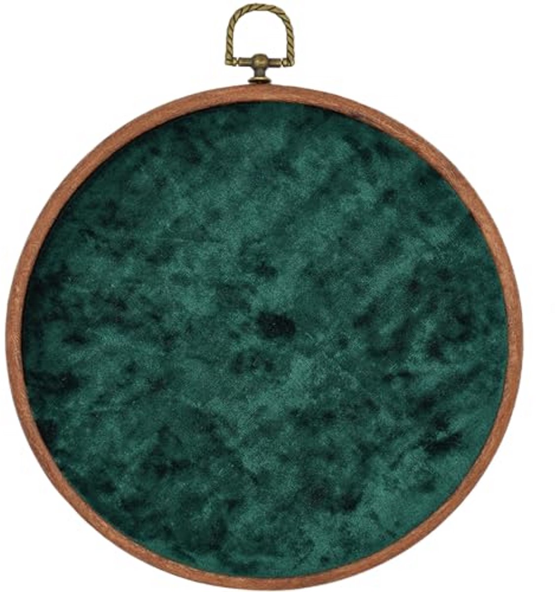 Broche Sieraden Display - Pin Opberger - Sieraden Presenteren - Met Glitter Sterren - 21 cm Diameter - Groen