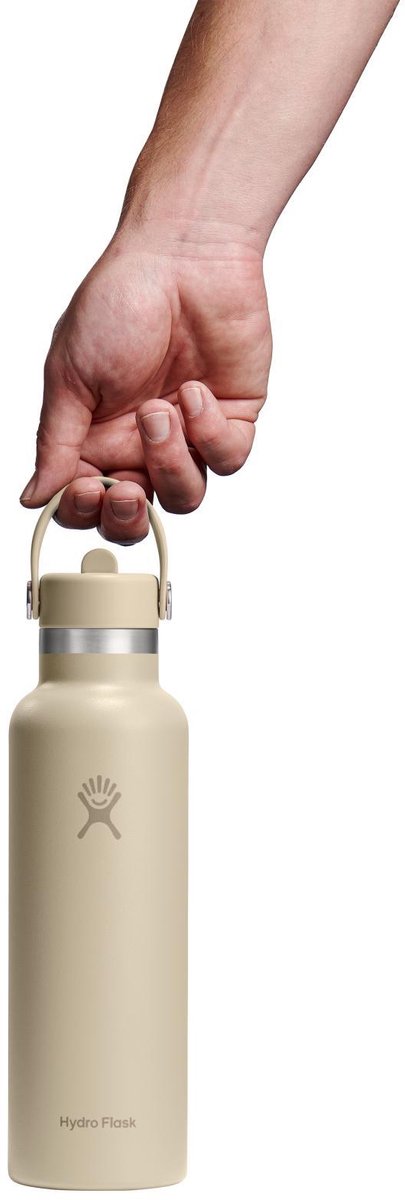 Hydro Flask Standard Mouth Flex Cap Drinkfles (621 ml) - Oat – foto 2