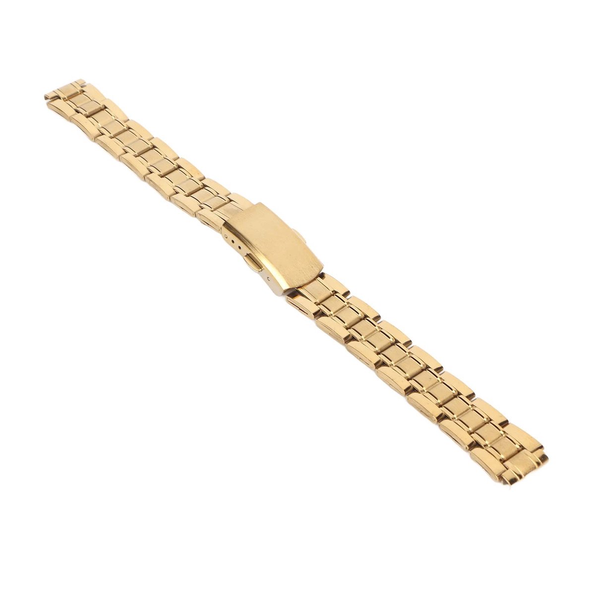 Dailygoods- Horlogeband Roestvrij Staal - Verstelbaar Ontwerp - Dubbele Slotsluiting - Vervangende Horlogeband - 20 mm - Premium Kwaliteit - Horlogearmband