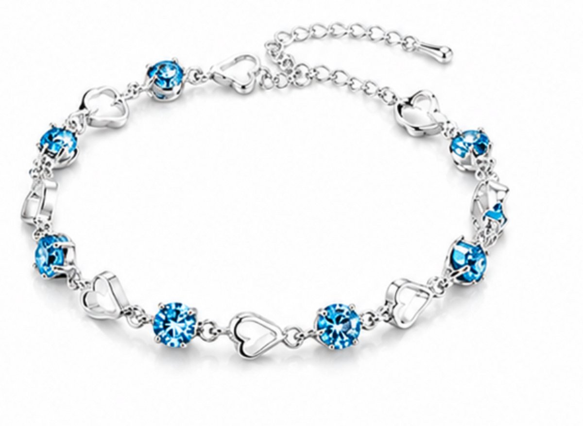 Luxe armband - Verguld - vrouwen armband -zilverkleurig armbanden - hoogwaardig roestvrij staal- armbandje - zilverkleurig - cadeau - verjaardag cadeau - Kerst cadeau