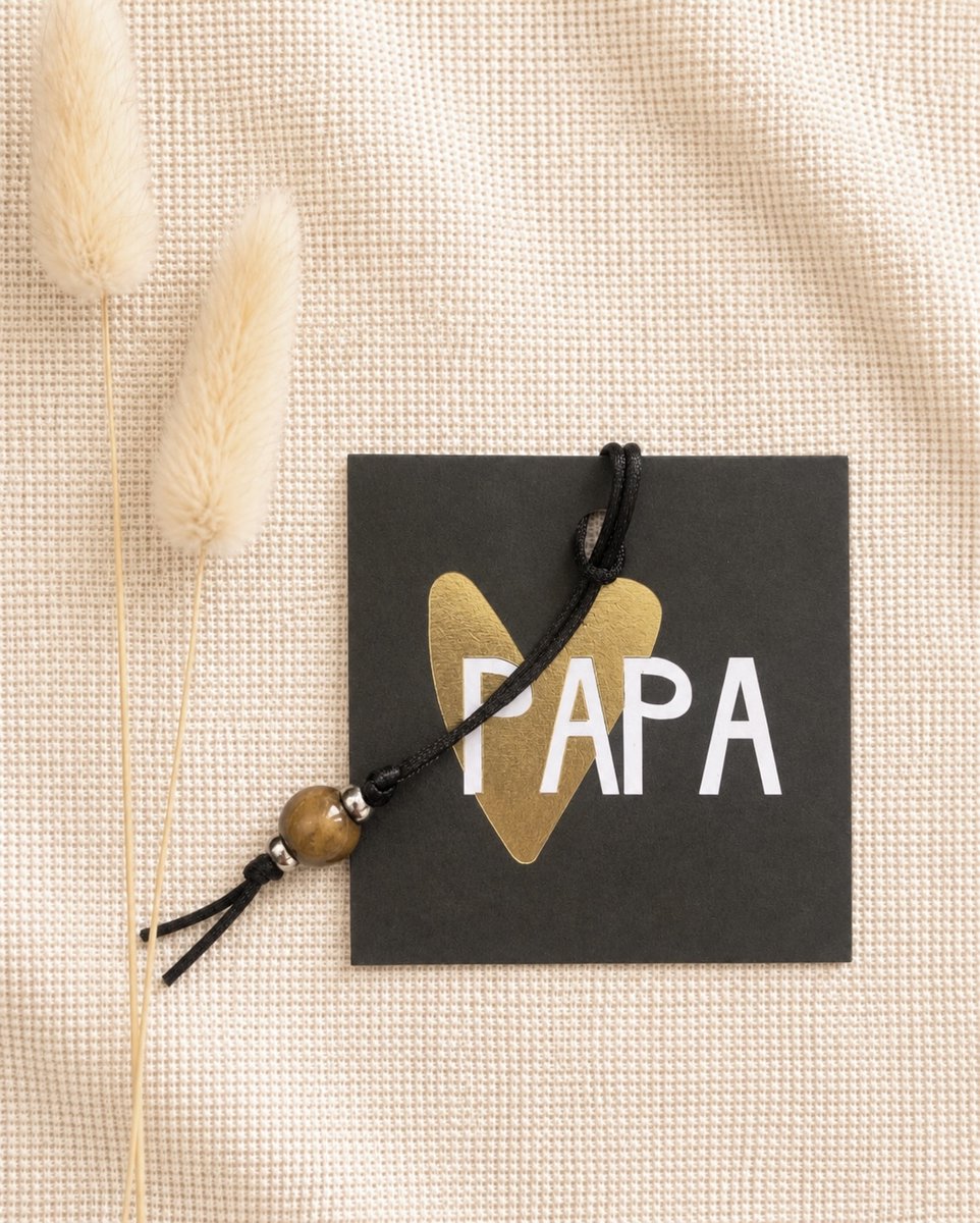 Voor papa edelsteenhanger Tijgeroog - Vaderdag tip