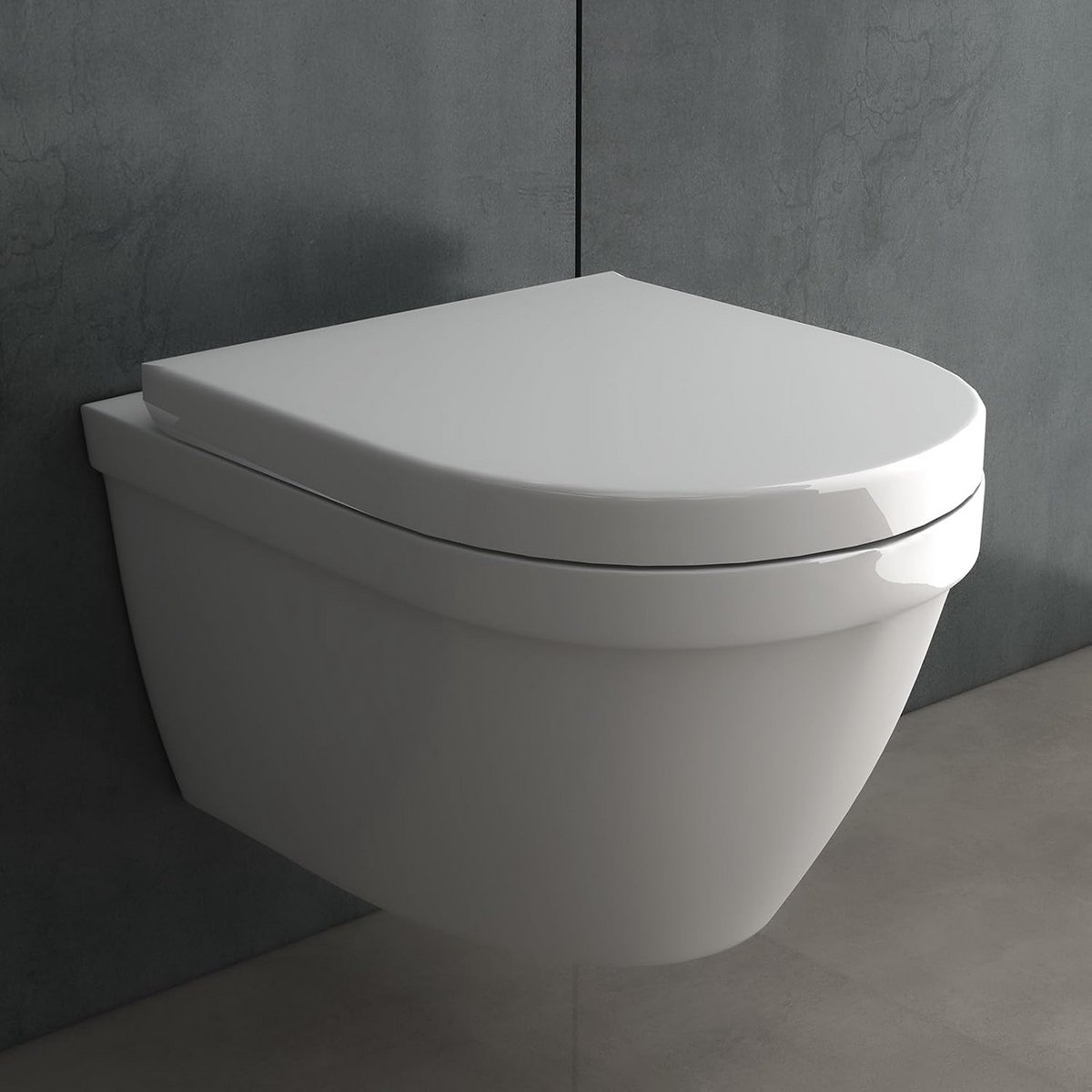 Douche WC - Bidet toilet - Intieme hygiëne - Zonder spoelrand - 52 cm - Wit