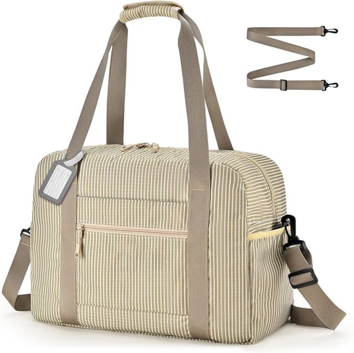 QUOVO® Reistas 40x30x20 - Reistas - Handbagage - Kaki - 40cm x 30cm x 20cm