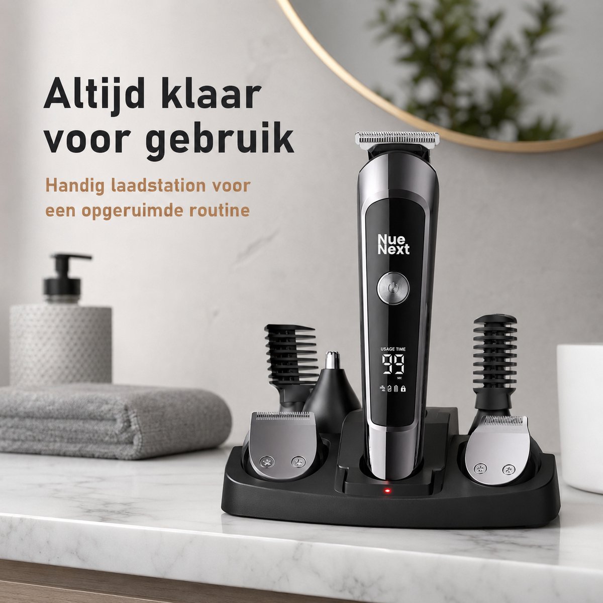 NueNext 6 in 1 Baardtrimmer Mannen PRO thumbnail 3