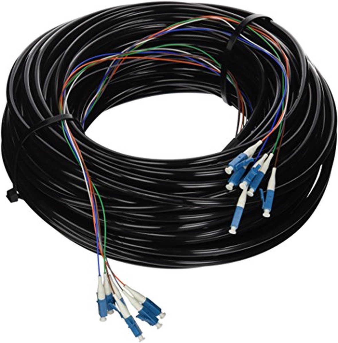 Optische Vezel Kabel - Monomodus LC - Netwerk Verbinding - Hoge Snelheid - 30 Meter - Zwart