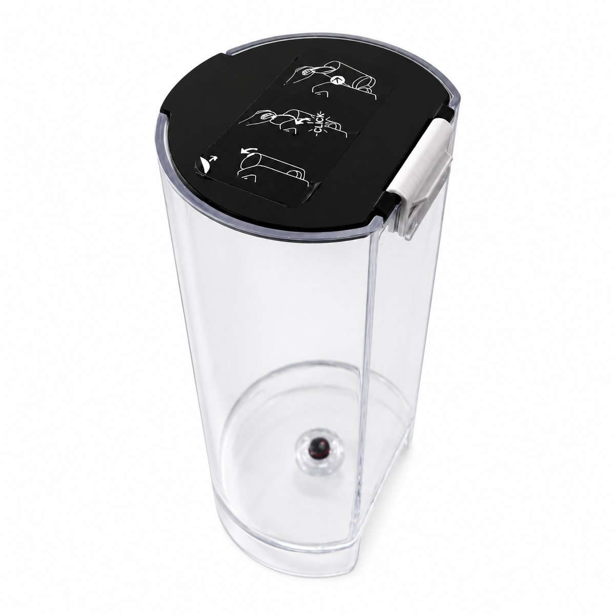 Nespresso Essenza Mini Waterreservoir Deksel Scharnier - Nespresso Essenza Mini Onderdelen - Waterreservoir Deksel Reparatie - Vervangend Scharnier Voor DeLonghi Koffiemachine - Duurzame Pasvorm - Grijs