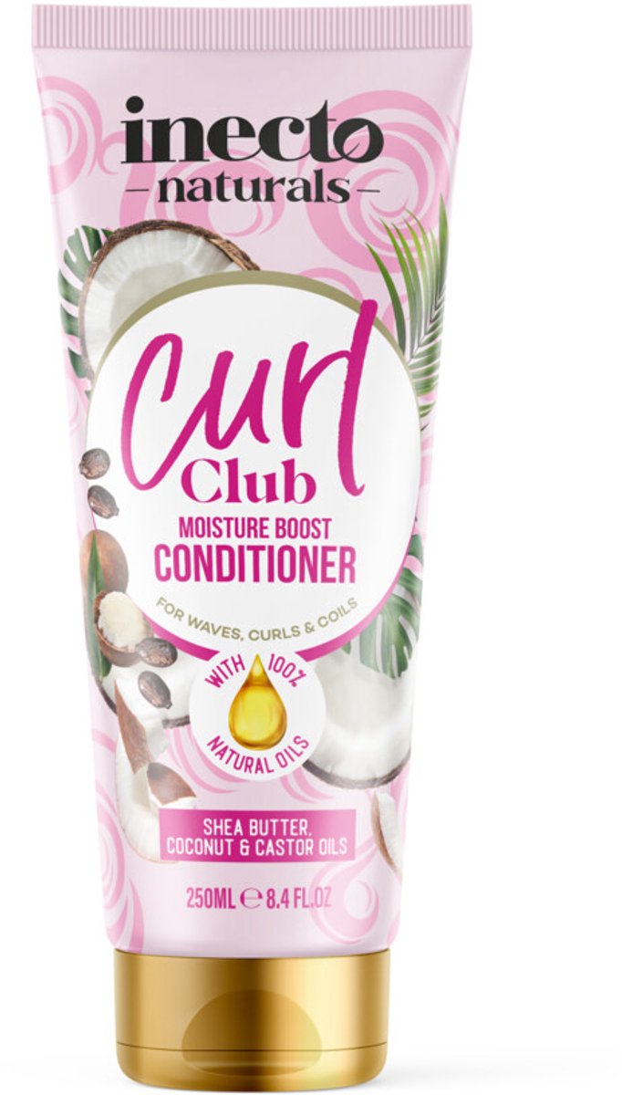Inecto Curl Club Conditioner Shea Butter Coconut Castor Oil - 250 ml
