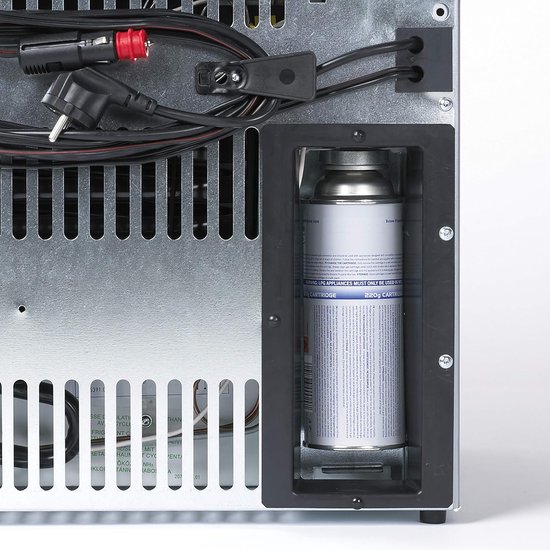 Absorberende Koelbox - Draagbare Koeler - Buiten Leven - Werkt op Gas of Stroom - 41 Liter - Zwart — afbeelding 2