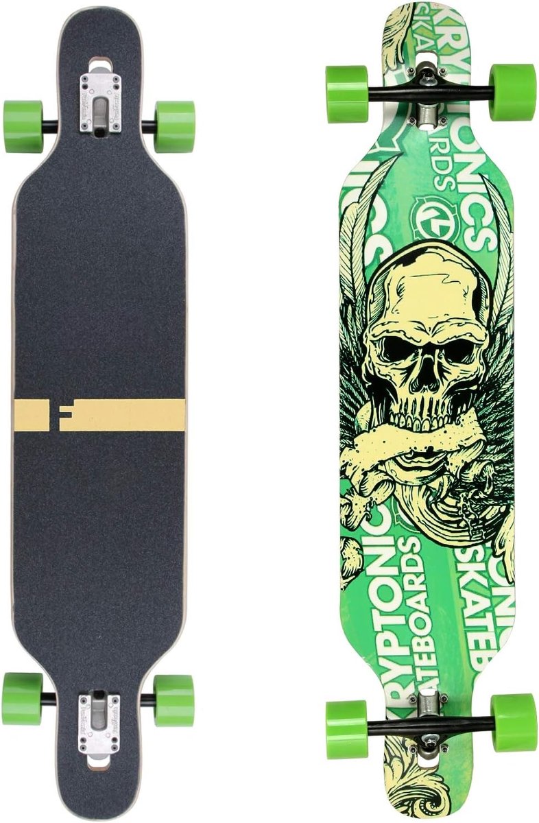 Longboard Camber board Cruisen en slides Flex2 tot 84 kg 106 cm Multi