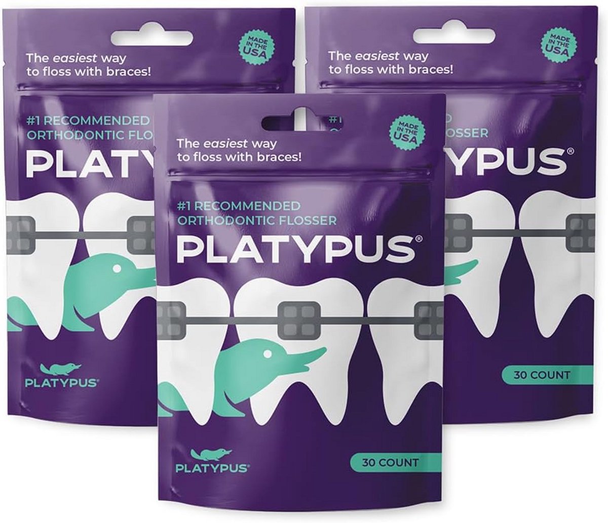 Tandenstokers Beugel - Flossers Orthodontie - Mondhygiëne Beugel - Gemakkelijk Onder Draad - 90 Stuks - Blauw