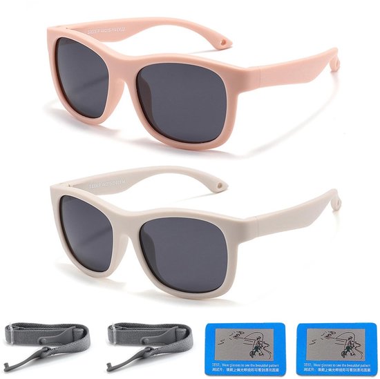 Dailygoods- Zonnebrillen voor Kinderen - Gepolariseerde Zonnebril - UV400-bescherming - Flexibel en Robuust - Verstelbare Brillenband - Lichtgewicht Frame van Dailygoods — afbeelding 5