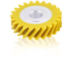 Dailygoods- Schroeftransmissie Geel - Vervangende Wormwiel - Compatibel met 5KSM150/5KSM45/5KSM90/5KSM125/5KSM175 - Duurzaam Materiaal - Eenvoudige Installatie - Verbeterde Efficiëntie