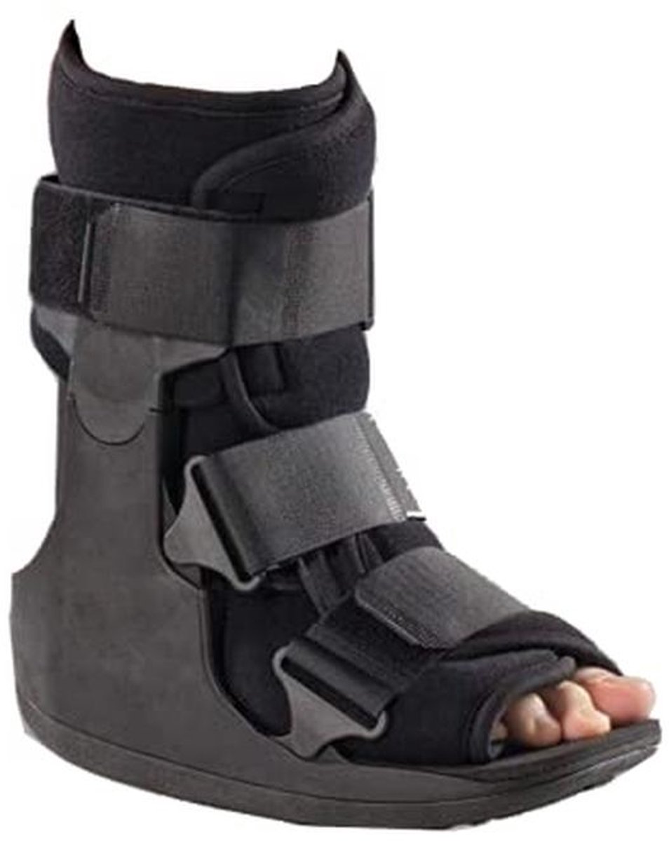 Enkelsteun Laars - Orthopedische Schoenen - Enkel Stabiliseren - Verstelbare Banden - Laag Model - Zwart