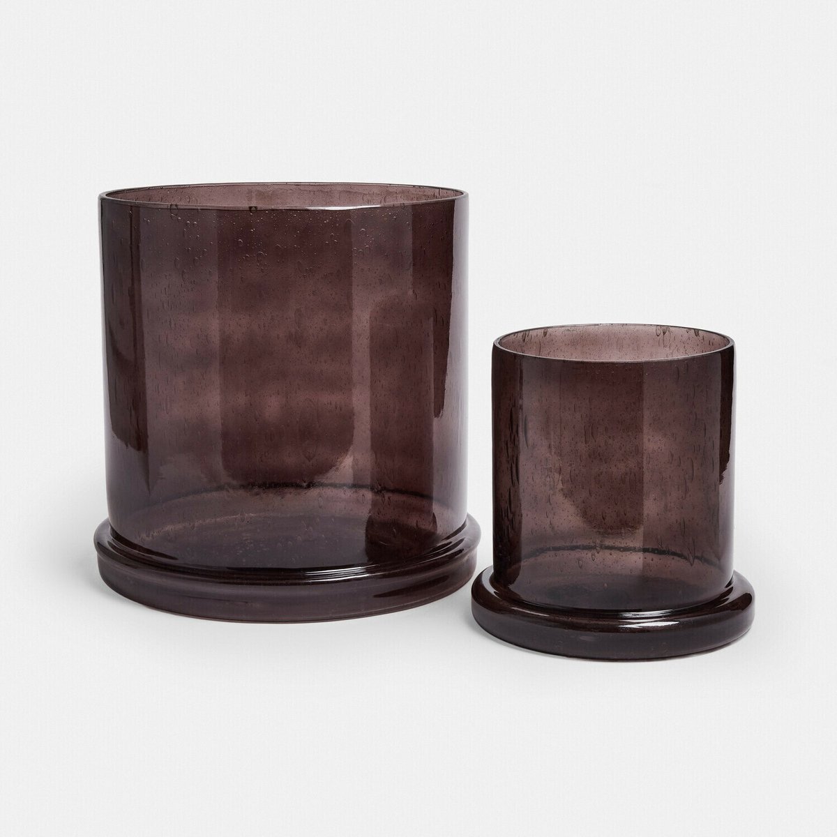 LOBERON Windlicht set van 2 Saffrone paars