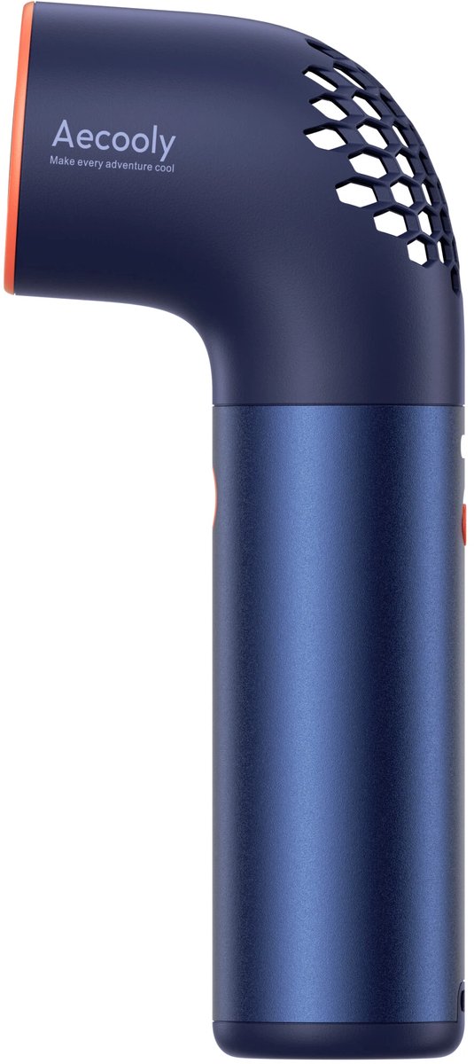 Aecooly Aero Ultra – Krachtige Handventilator – 19.000 RPM – 4500mAh – Blauw/Oranje