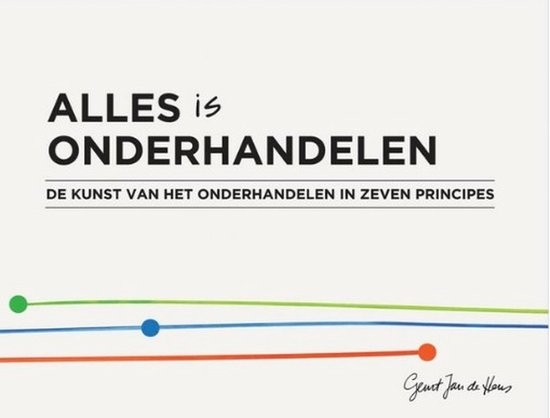 Alles is onderhandelen - cover