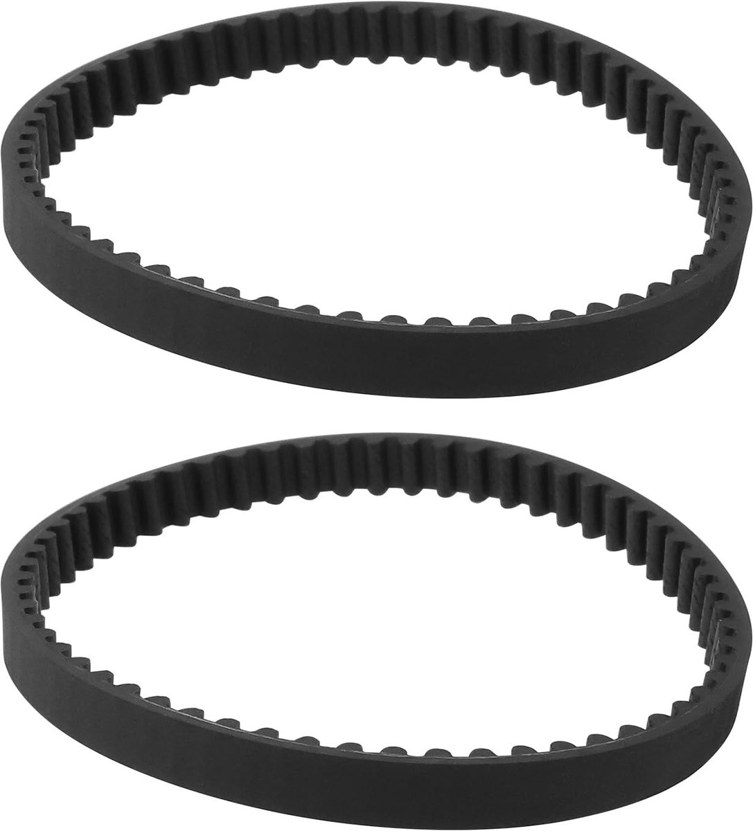 Dailygoods- Stofzuigerriem 2 Stuks - Compatibel met Bissell QuickSteamer - Omtrek 18 cm - Breedte 4,8 mm - Rubber - OE-standaardontwerp - Stofzuigerband