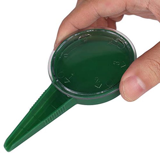 Zaaimachine Set - Zaad Planter - Tuinieren Zaden Verspreiden - Verstelbare Zaaihoeveelheid - 2 Stuks - Legergroen — afbeelding 3
