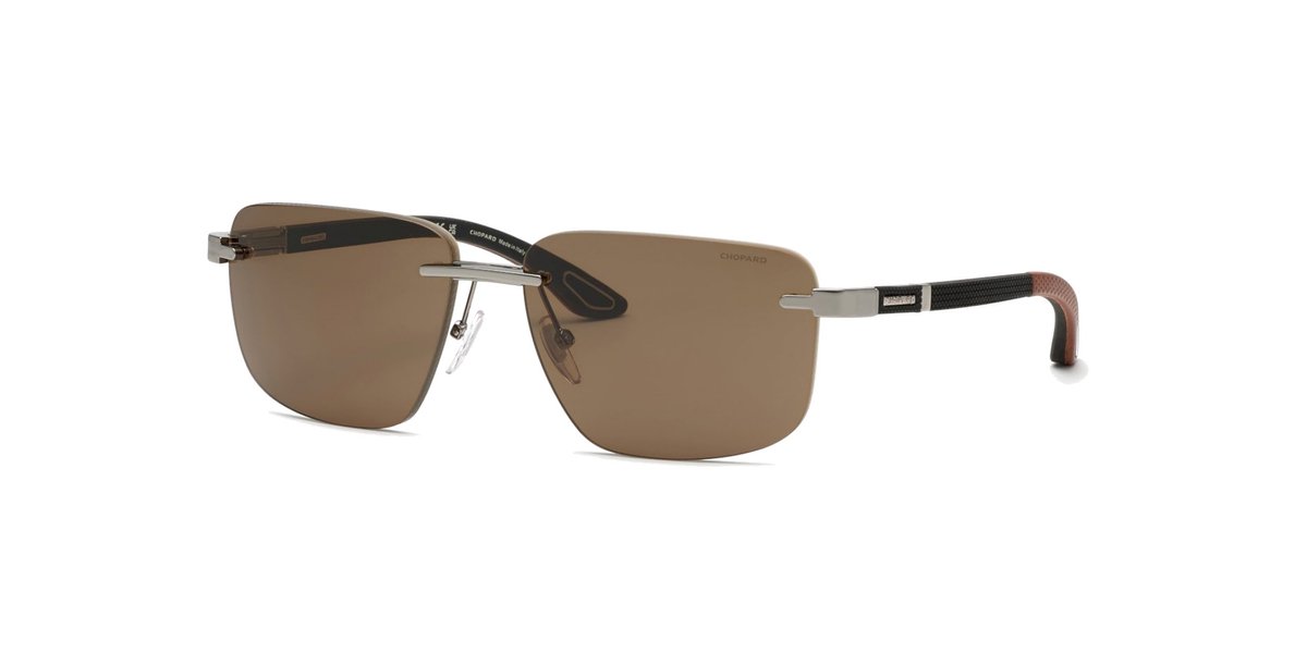 Chopard SCHL22V Rutenio lucido totale 61/16/140 MAN Zonnebrillen