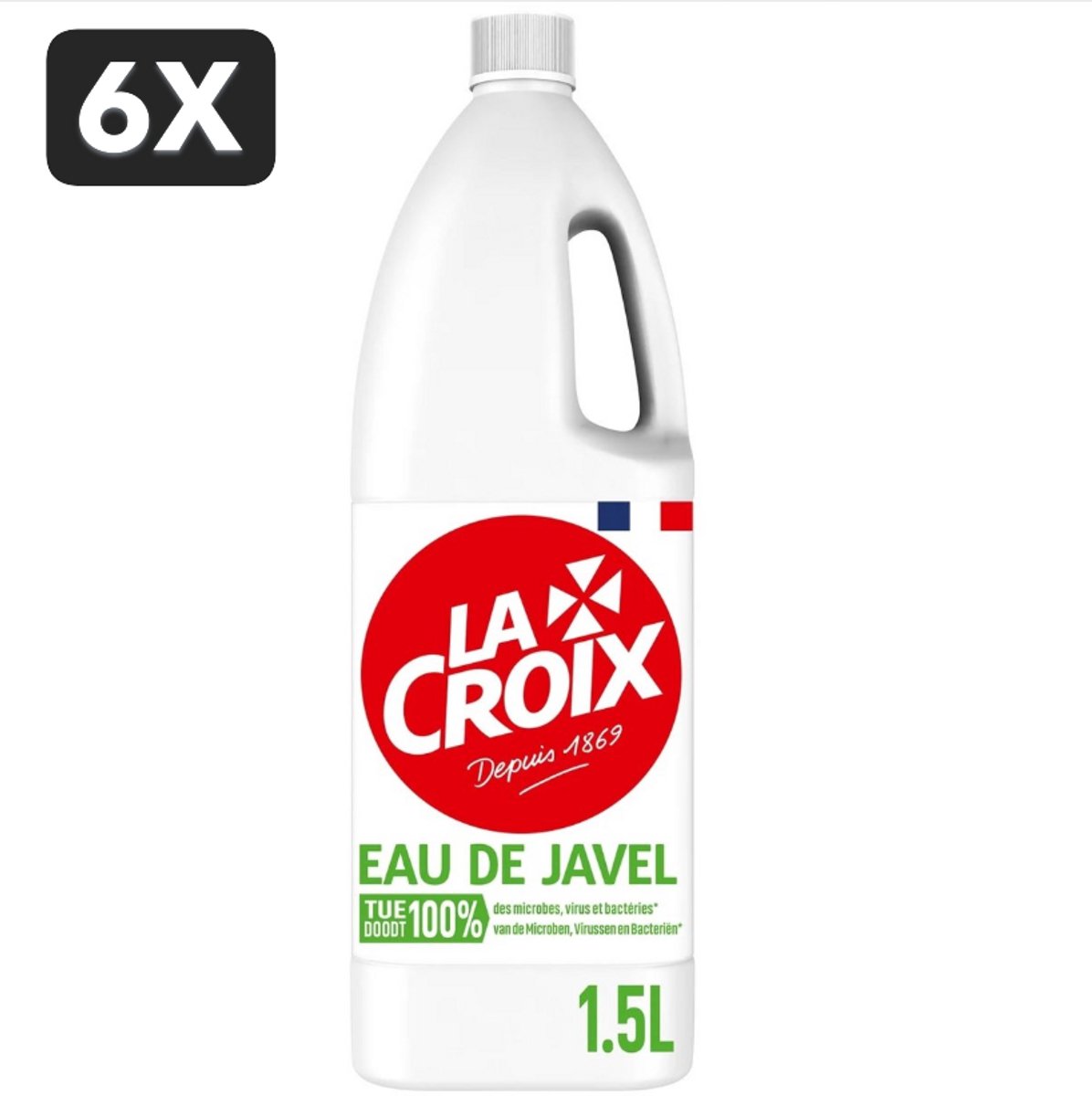 6 x La Croix Javel Bleekwater 1,5L
