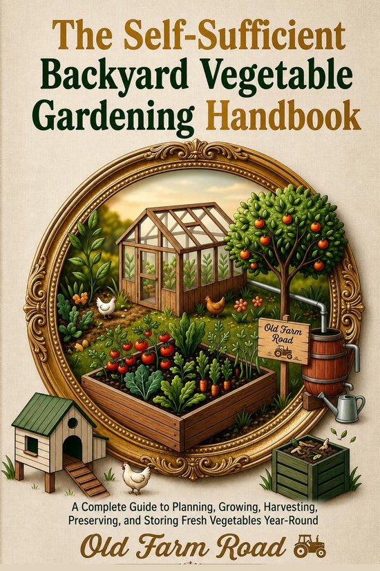 The Self-Sufficient Backyard Vegetable Gardening Handbook - cover