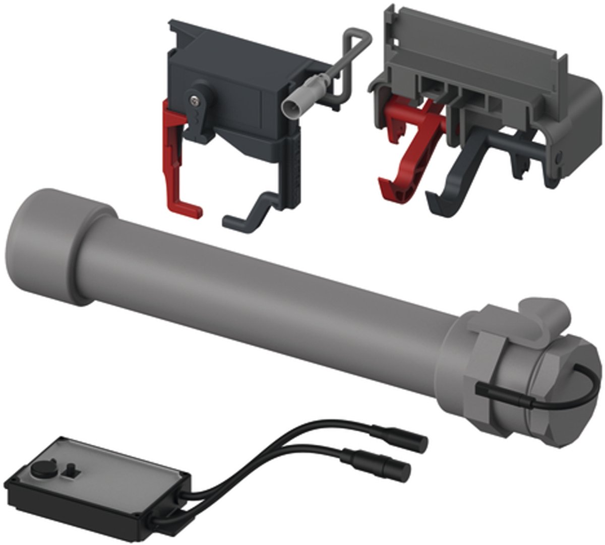 TECE TECEplanus WC-Afstandsbediening draadloos voor steungrepen, 6 V-batterij, 9240354