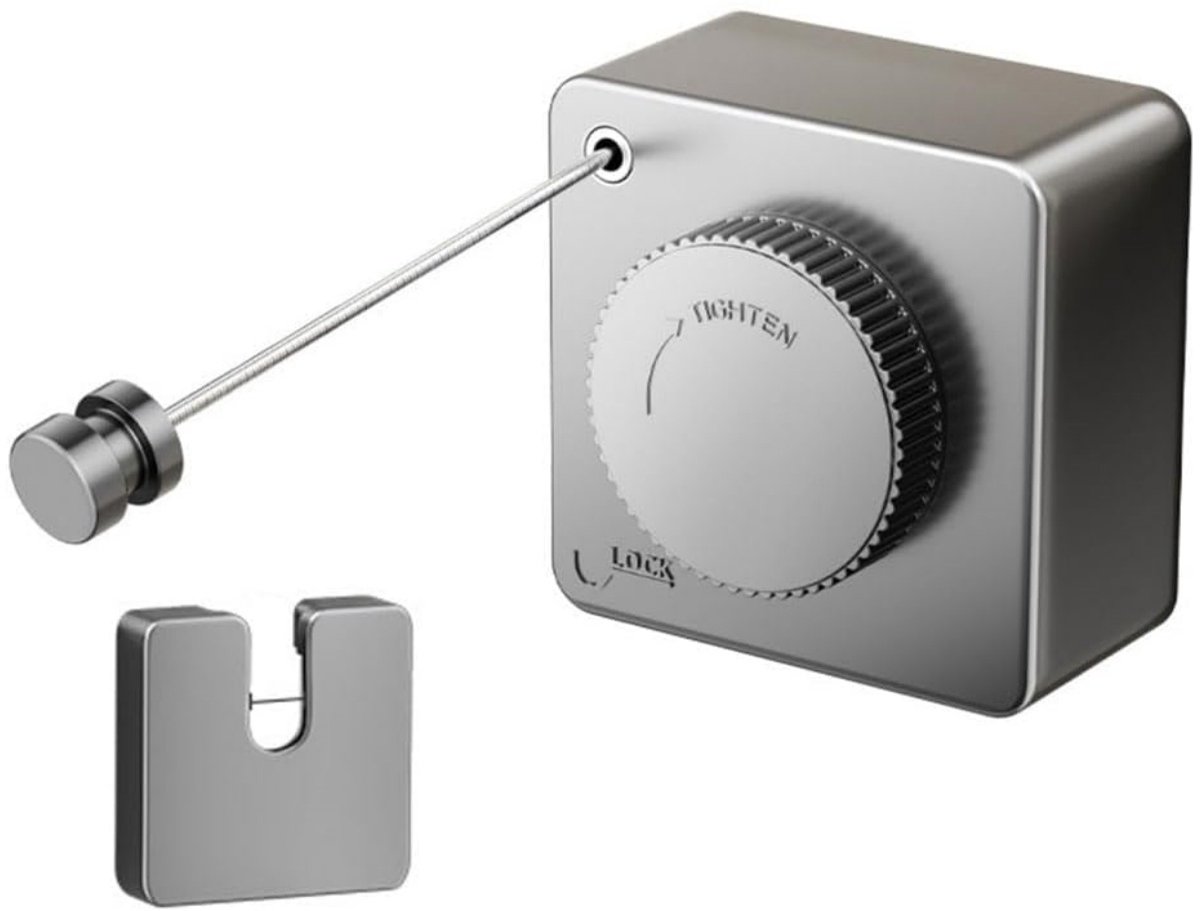 carmdering - Waslijn Uittrekbaar - Waslijndraad 4.2 Meter - Uittrekbare & Automatische Roldrooglijn - automatische waslijn - wand droogrek- voor Binnen & Buiten