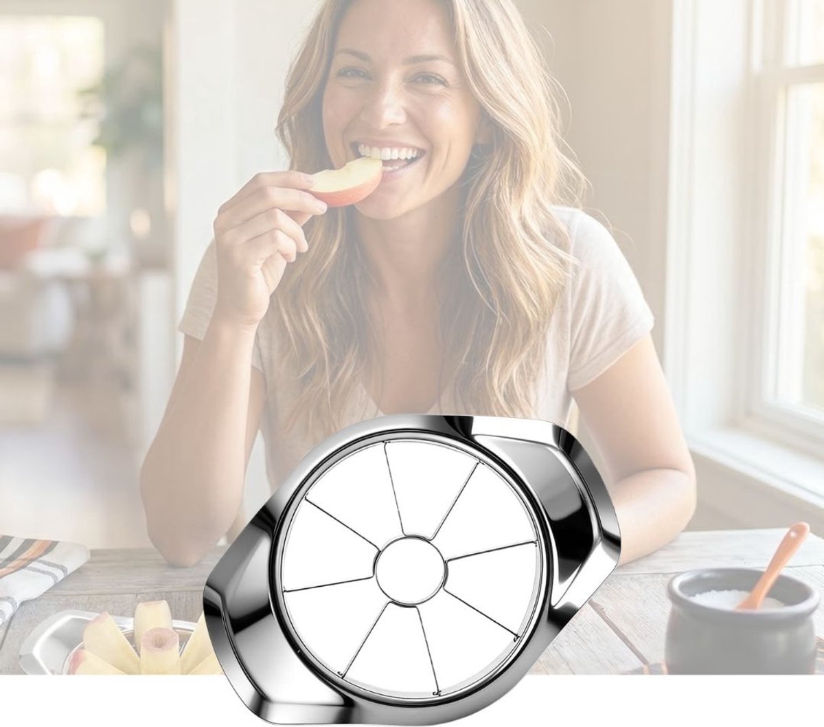 CLVP® Appelsnijder - Appel Snijder - Zilver