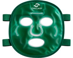 Chillaxy - Koelmasker - Cold masker - Migraine masker - Oogmasker - ijsmasker - Gezichtsmasker - Groen