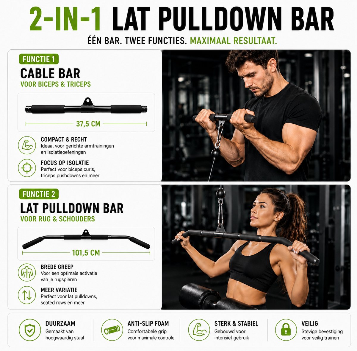 Ashbrit Ashbrit Fitness XXL PRO Kabelsysteem - afbeelding 3