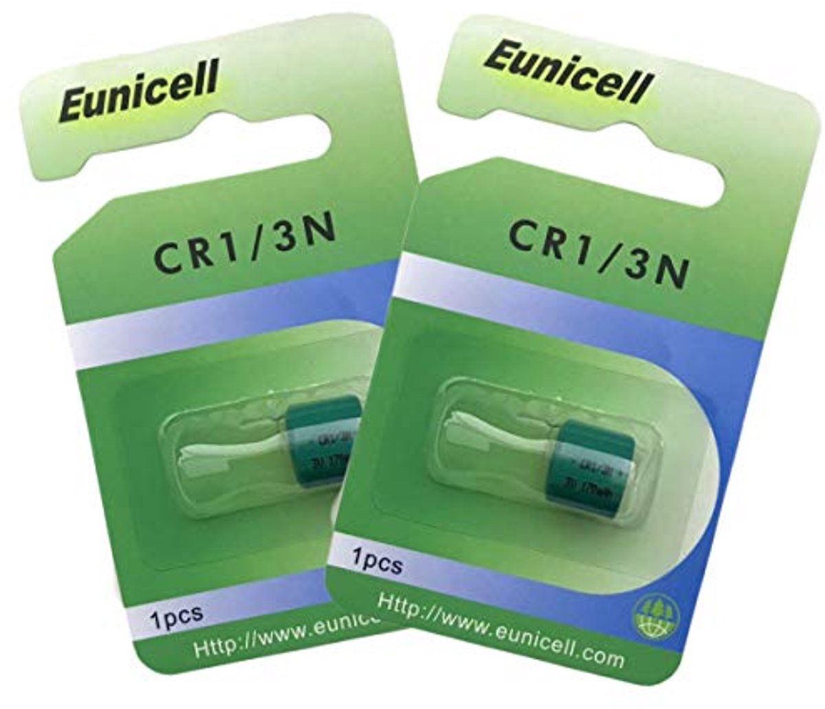 Batterijen CR1/3N - Fotocamera Accu - Camera Gebruik - Lange Houdbaarheid - 2 stuks - Zilver