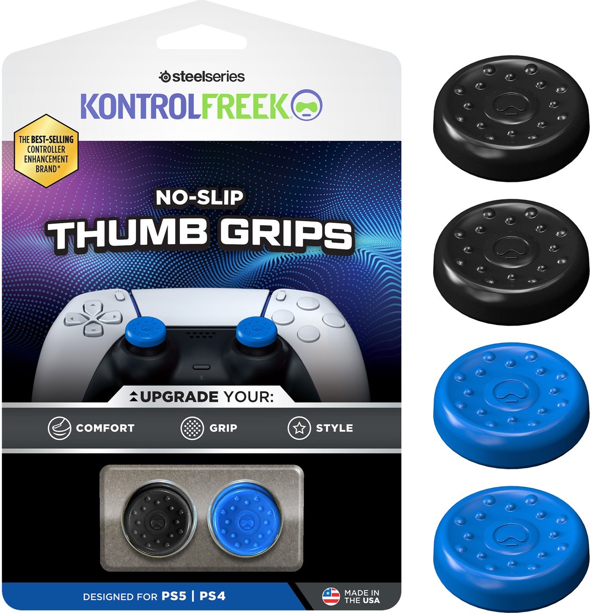 KontrolFreek - No-Slip Thumbgrip - 4-pack (PS5)