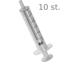BD Discardit II - Spuit - Spuiten - Injectiespuit - Doseerspuit - Injectiespuit Zonder Naald - 5ml 10 stuks
