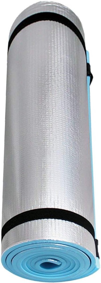 Camping Matras - Slaapmat Outdoor - Vochtwerend Slapen - Aluminium Versterking - 180x50cm - Zilver — afbeelding 3