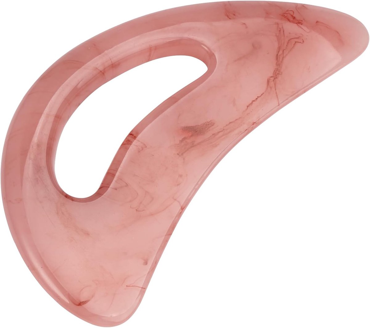 Grote Gua Sha - Lichaamsmassager Handvat - Spierontspanning Pijnverlichting - Ergonomisch Ontwerp - 20.5 x 9 cm - Roze