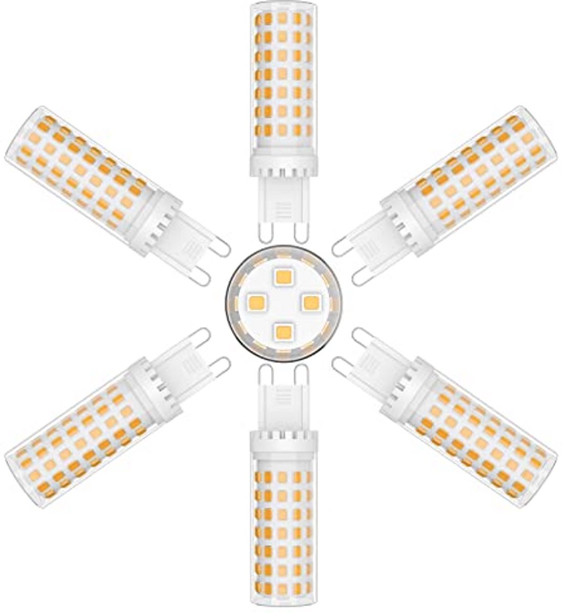 Ledlampen G9 - Energiebesparend licht - Huis verlichten - Warm wit licht - 9 Watt - Niet gespecificeerd