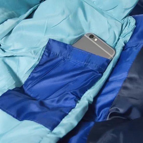 Mummieslaapzak voor volwassenen - Lichte zomerslaapzak voor camping en festivals — afbeelding 3