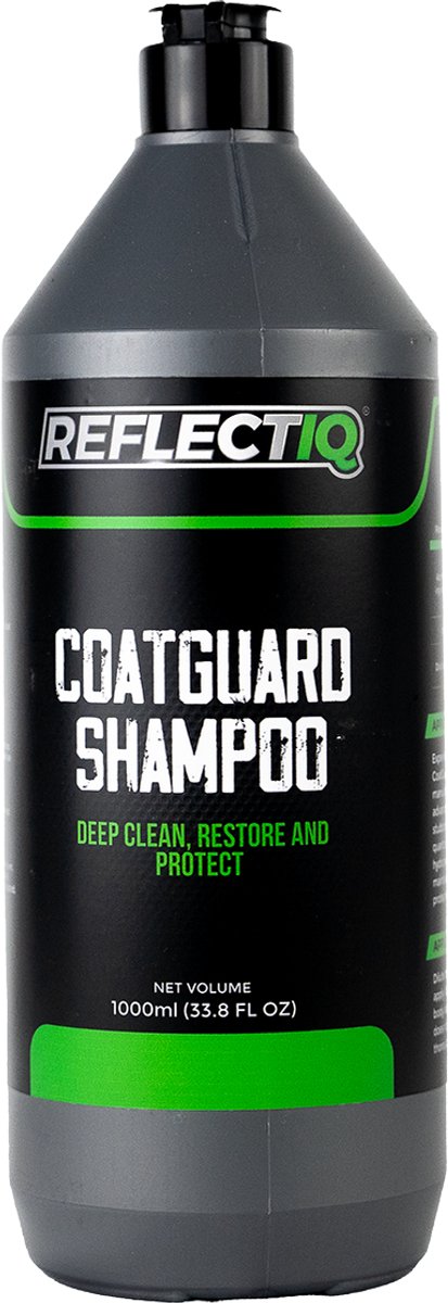 ReflectIQ CoatGuard Shampoo pH 3,5 – 1000 ml – Onderhoudsshampoo voor Keramische Coatings – Herstelt Hydrofobe Werking en Glans